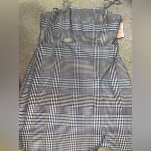 Plaid GB dress